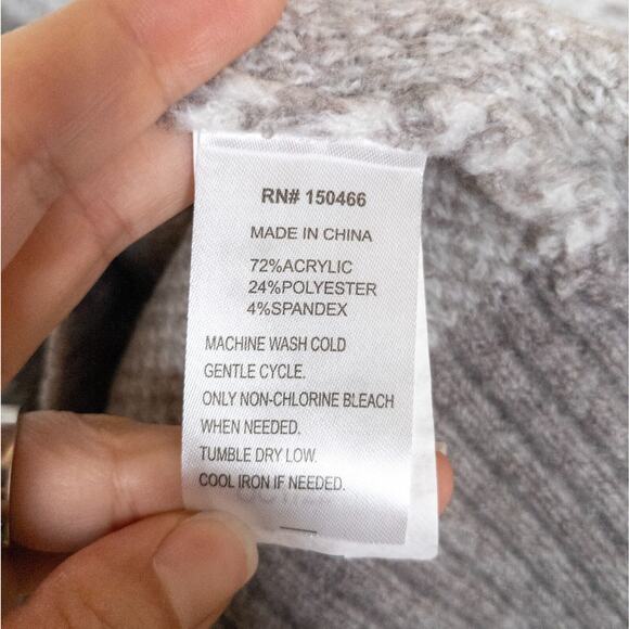 MARKET & SPRUCE Stitch Fix Beige Kendall Plaid Crewneck Pullover Women's XXL - Picture 5 of 5